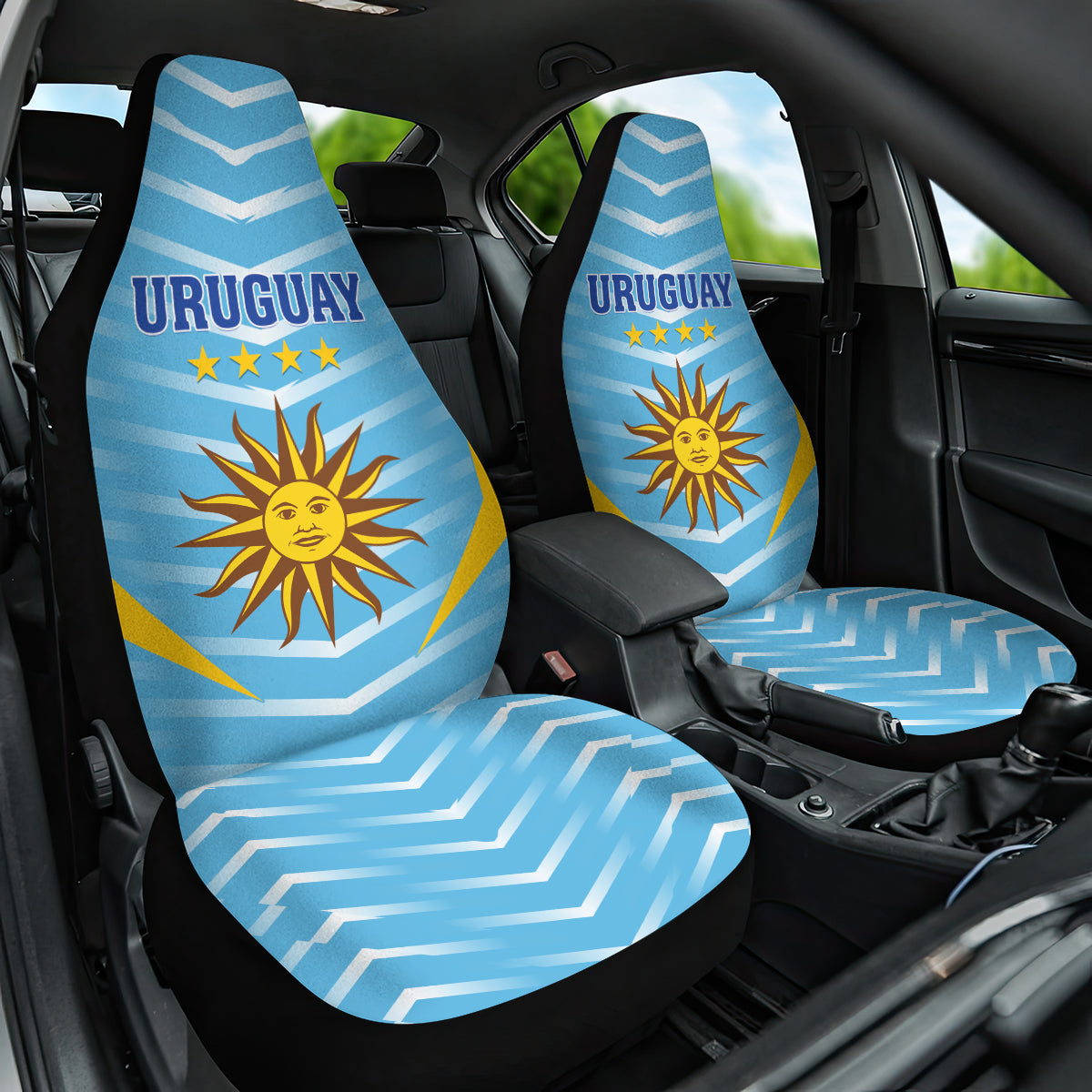 Uruguay 2024 Football Car Seat Cover Come On La Celeste