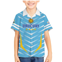 Personalized Uruguay 2024 Football Family Matching Mermaid Dress and Hawaiian Shirt Come On La Celeste - Wonder Print Shop