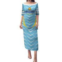 Personalized Uruguay 2024 Football Family Matching Puletasi and Hawaiian Shirt Come On La Celeste - Wonder Print Shop