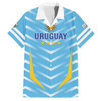 Personalized Uruguay 2024 Football Family Matching Short Sleeve Bodycon Dress and Hawaiian Shirt Come On La Celeste - Wonder Print Shop