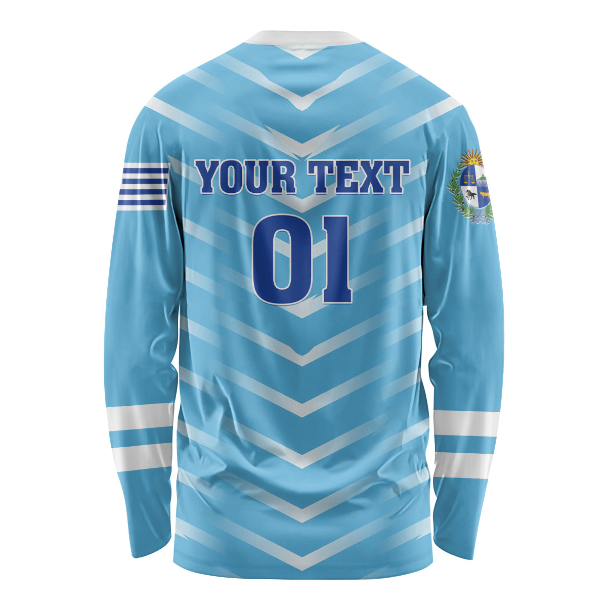 Personalized Uruguay 2024 Football Long Sleeve Shirt Come On La Celeste - Wonder Print Shop