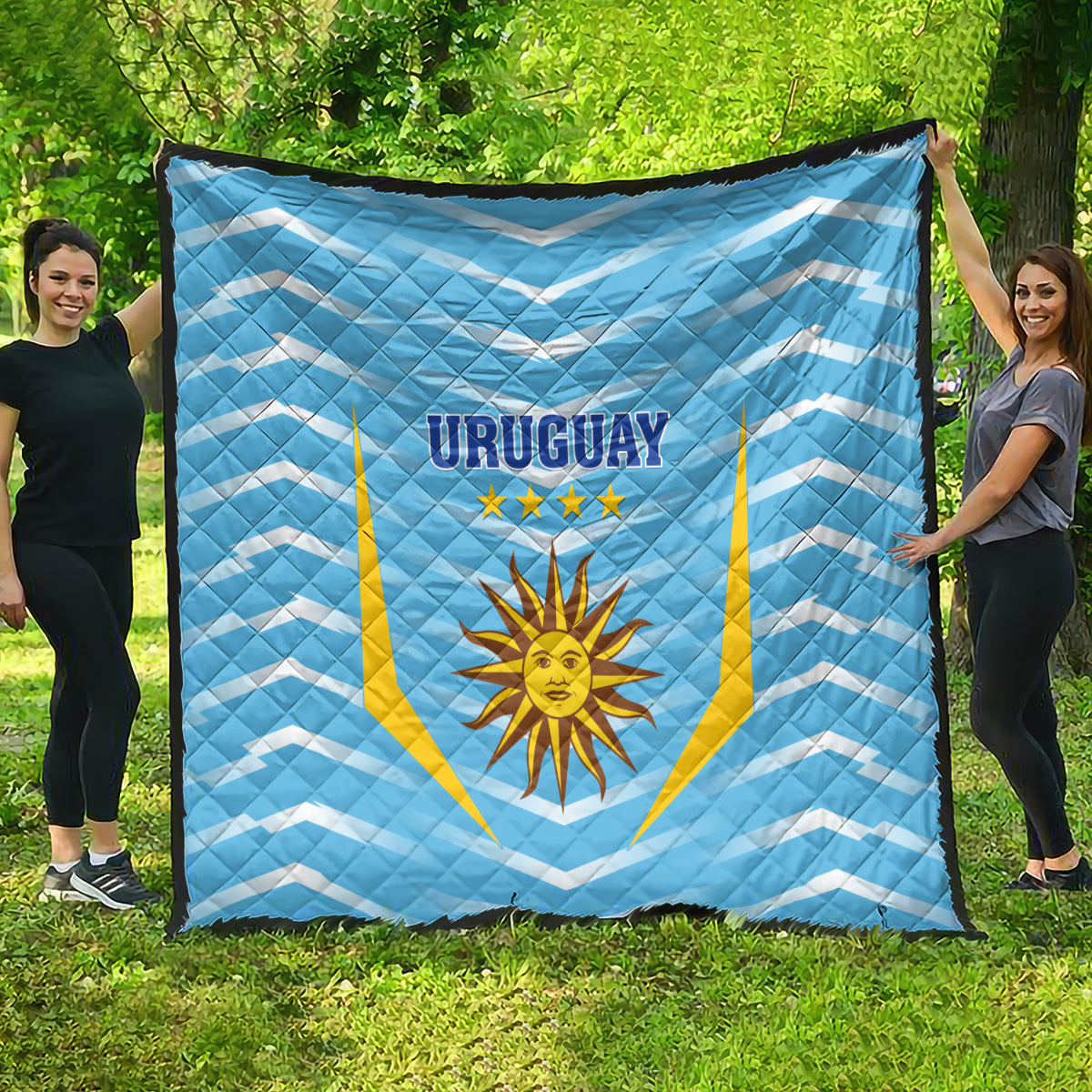 Uruguay 2024 Football Quilt Come On La Celeste - Wonder Print Shop