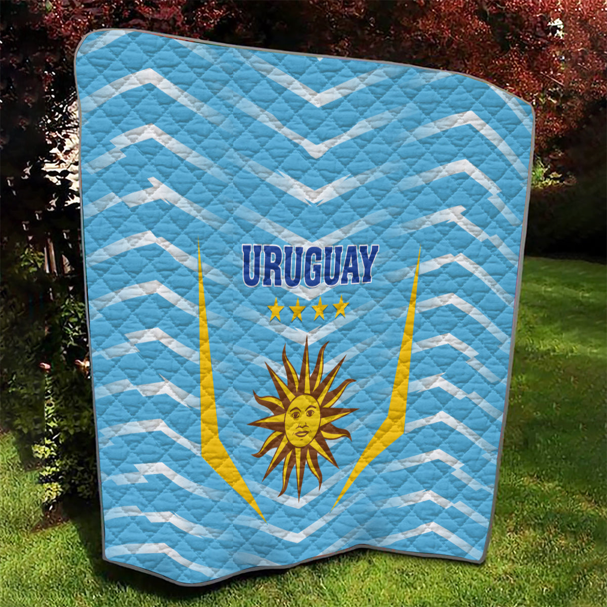 Uruguay 2024 Football Quilt Come On La Celeste - Wonder Print Shop