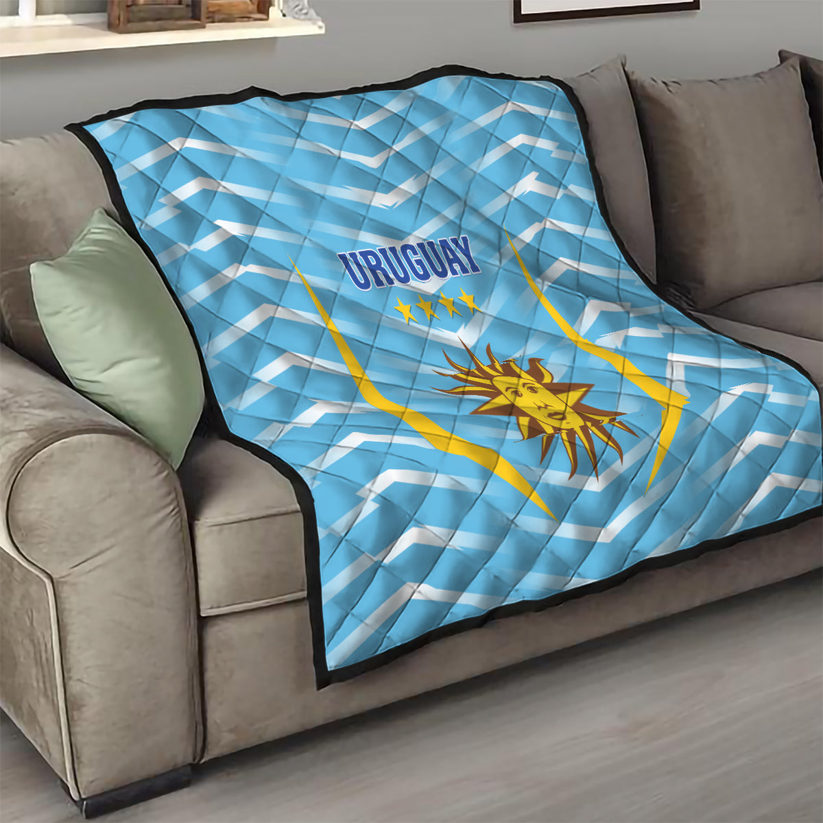 Uruguay 2024 Football Quilt Come On La Celeste - Wonder Print Shop