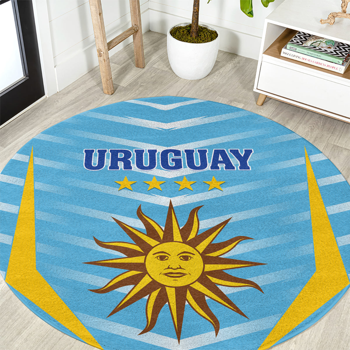 Uruguay 2024 Football Round Carpet Come On La Celeste