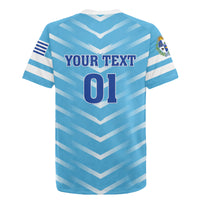 Personalized Uruguay 2024 Football Rugby Jersey Come On La Celeste - Wonder Print Shop