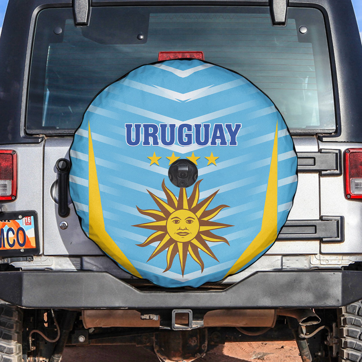 Uruguay 2024 Football Spare Tire Cover Come On La Celeste