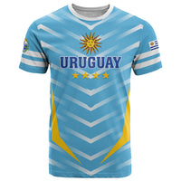 Personalized Uruguay 2024 Football T Shirt Come On La Celeste - Wonder Print Shop