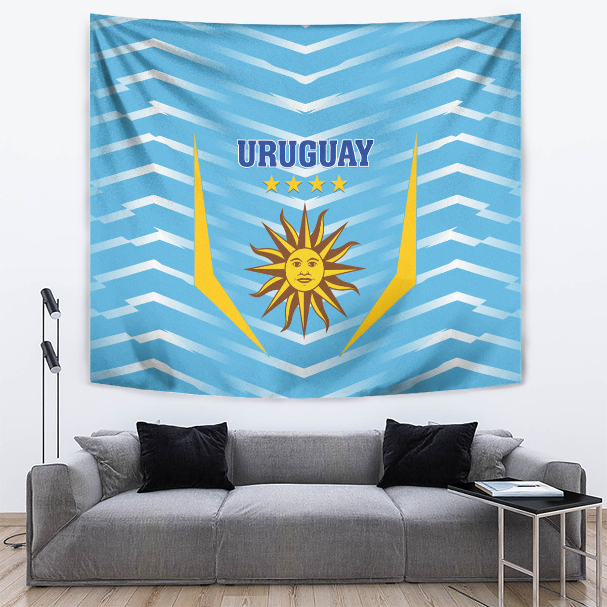 Uruguay 2024 Football Tapestry Come On La Celeste - Wonder Print Shop