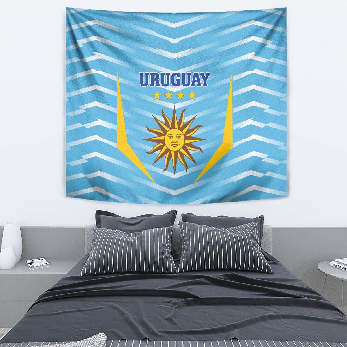 Uruguay 2024 Football Tapestry Come On La Celeste - Wonder Print Shop