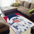 USA 2024 Soccer Area Rug The Stars and Stripes Go Champion