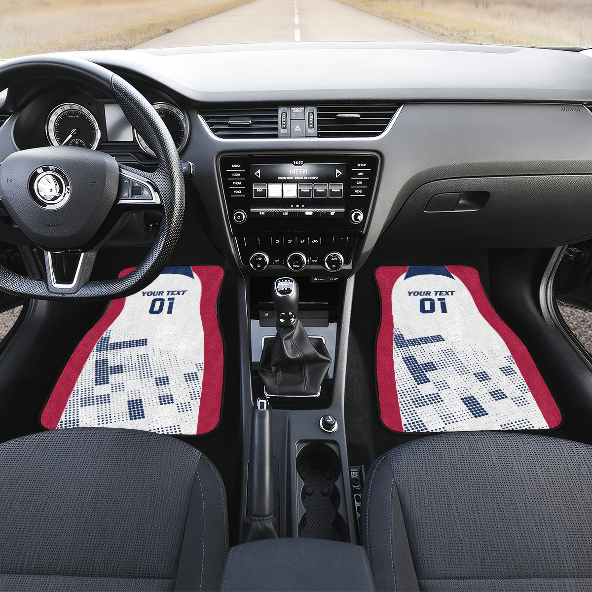 USA 2024 Soccer Car Mats The Stars and Stripes Go Champion - Wonder Print Shop