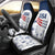USA 2024 Soccer Car Seat Cover The Stars and Stripes Go Champion