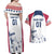 Personalized USA 2024 Soccer Couples Matching Off Shoulder Maxi Dress and Hawaiian Shirt The Stars and Stripes Go Champion - Wonder Print Shop