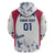 Personalized USA 2024 Soccer Hoodie The Stars and Stripes Go Champion - Wonder Print Shop