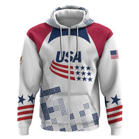 Personalized USA 2024 Soccer Hoodie The Stars and Stripes Go Champion - Wonder Print Shop