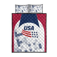 USA 2024 Soccer Quilt Bed Set The Stars and Stripes Go Champion - Wonder Print Shop