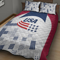 USA 2024 Soccer Quilt Bed Set The Stars and Stripes Go Champion - Wonder Print Shop