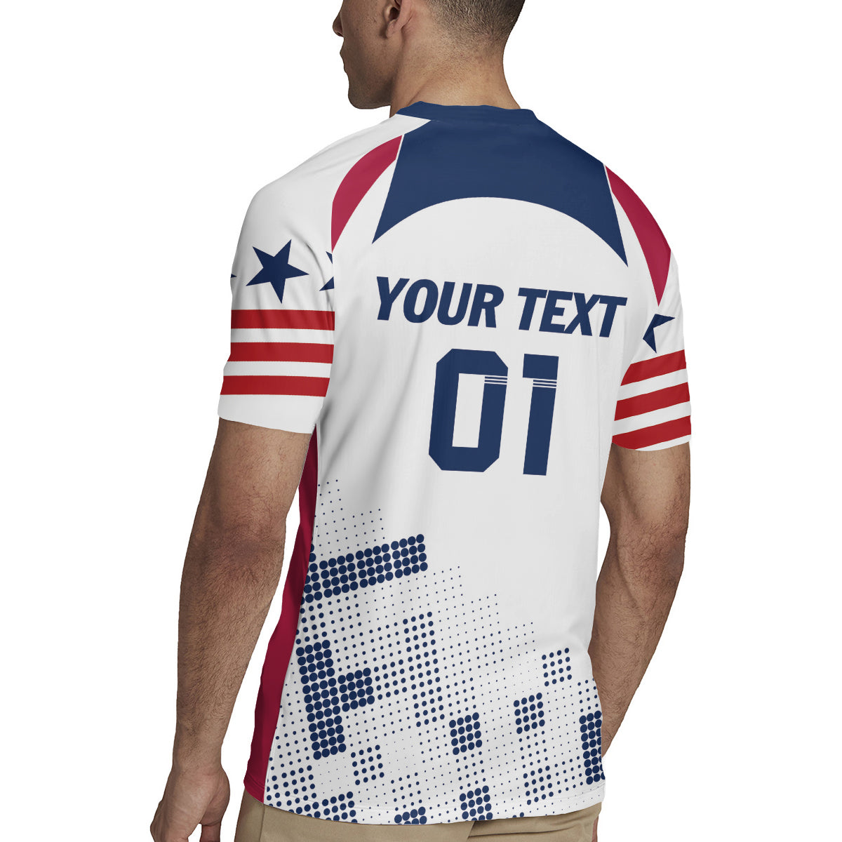 Personalized USA 2024 Soccer Rugby Jersey The Stars and Stripes Go Champion - Wonder Print Shop