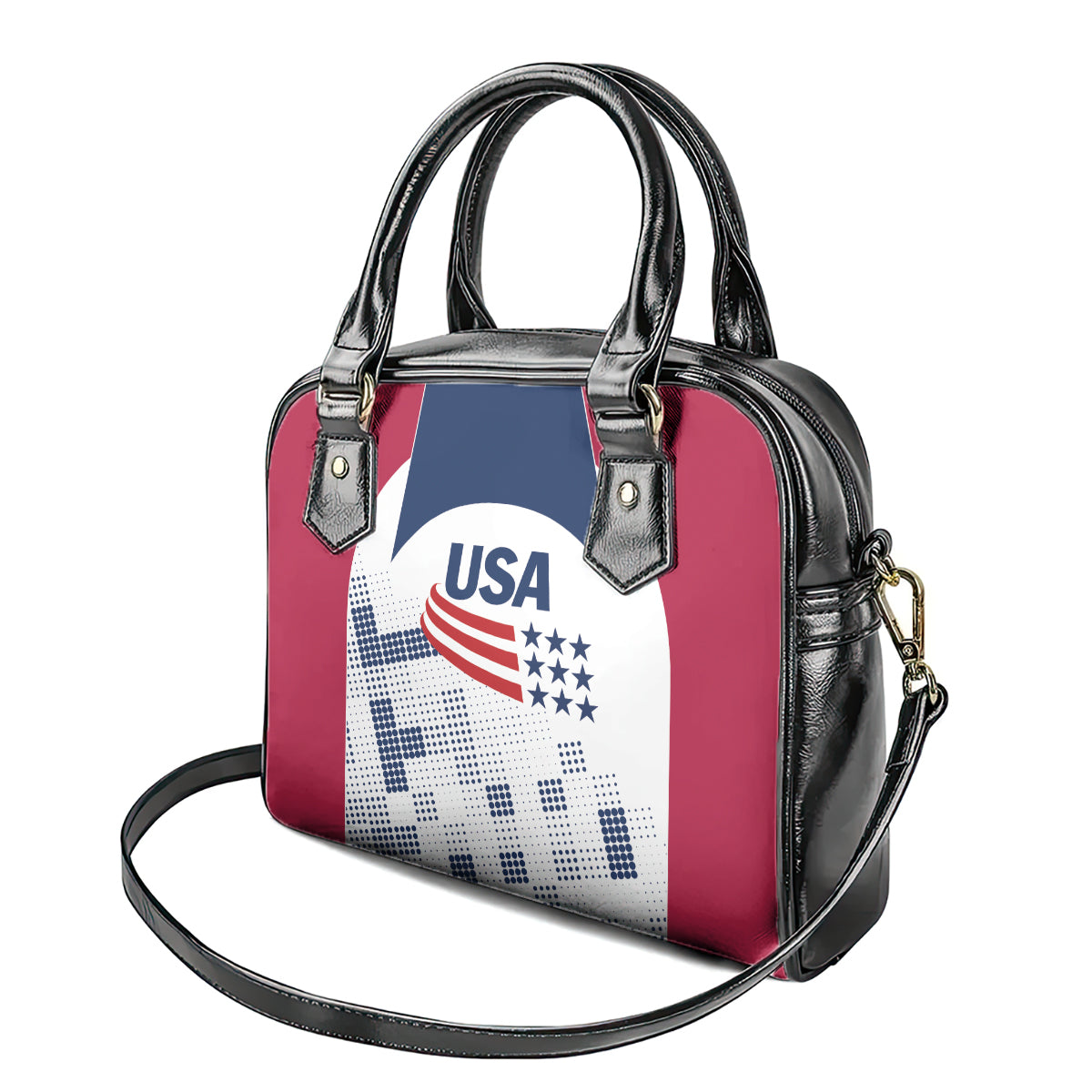 USA 2024 Soccer Shoulder Handbag The Stars and Stripes Go Champion