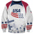 Personalized USA 2024 Soccer Sweatshirt The Stars and Stripes Go Champion - Wonder Print Shop