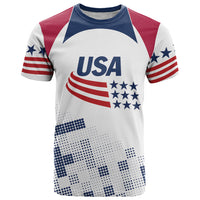 Personalized USA 2024 Soccer T Shirt The Stars and Stripes Go Champion - Wonder Print Shop