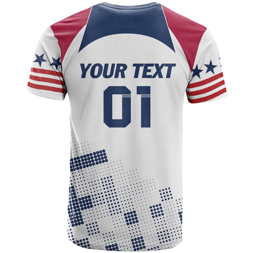Personalized USA 2024 Soccer T Shirt The Stars and Stripes Go Champion - Wonder Print Shop