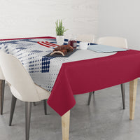 USA 2024 Soccer Tablecloth The Stars and Stripes Go Champion - Wonder Print Shop