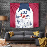 USA 2024 Soccer Tapestry The Stars and Stripes Go Champion - Wonder Print Shop