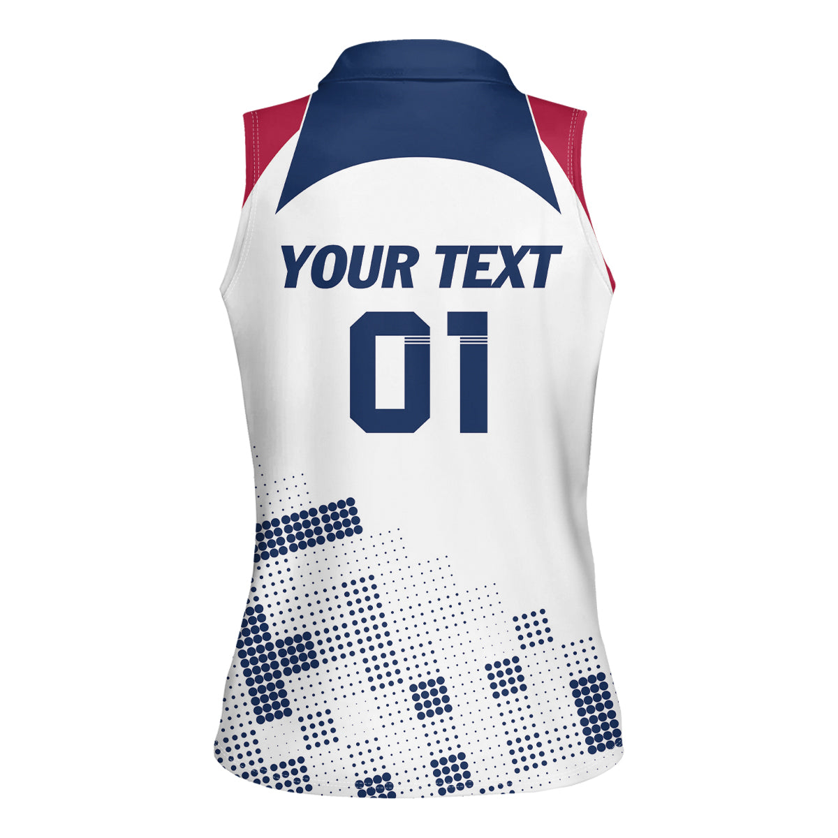 Personalized USA 2024 Soccer Women Sleeveless Polo Shirt The Stars and Stripes Go Champion - Wonder Print Shop
