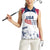 Personalized USA 2024 Soccer Women Sleeveless Polo Shirt The Stars and Stripes Go Champion - Wonder Print Shop