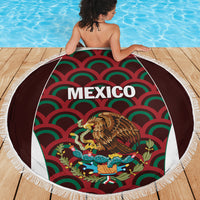 Mexico 2024 Football Beach Blanket Come On El Tri - Wonder Print Shop