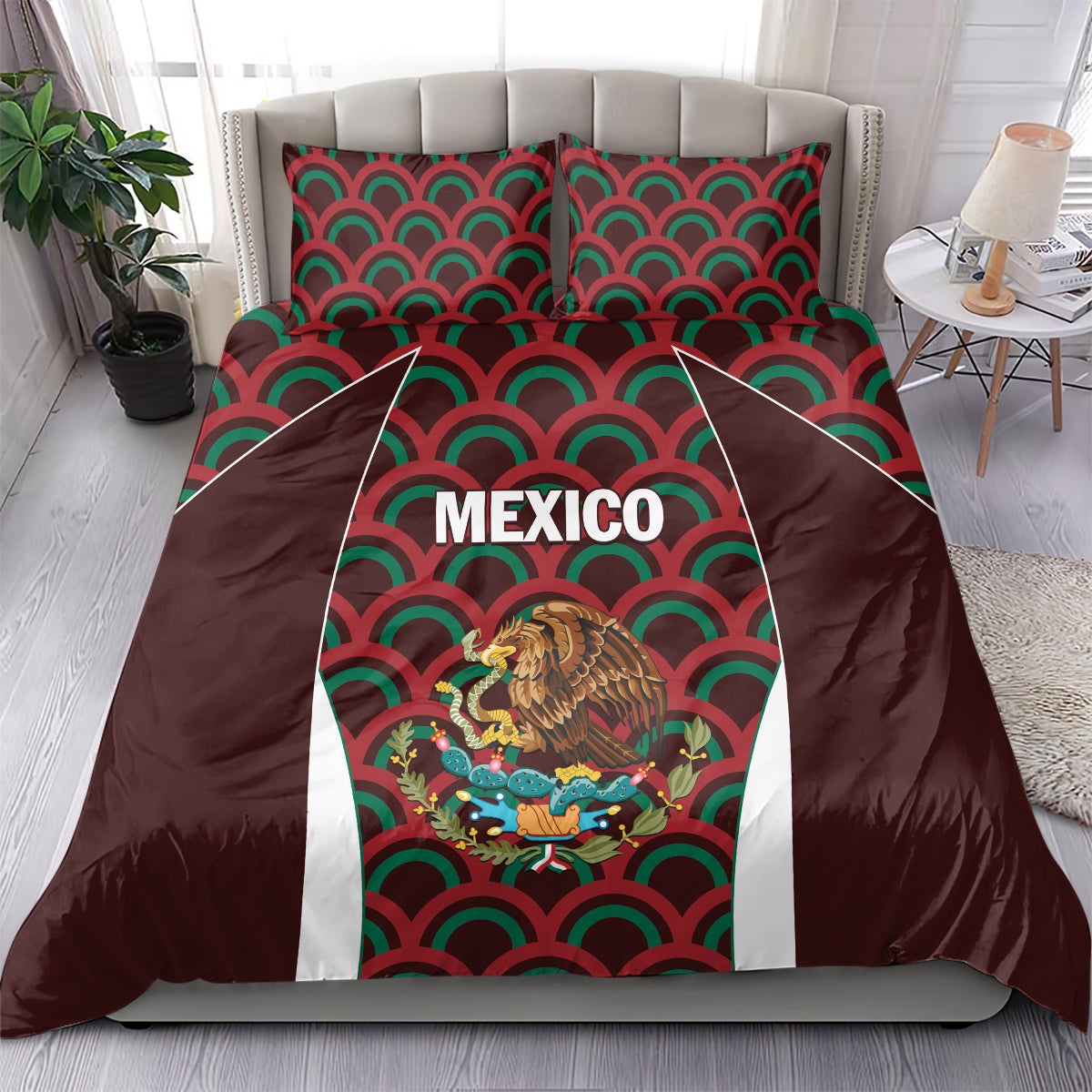 Mexico 2024 Football Bedding Set Come On El Tri - Wonder Print Shop
