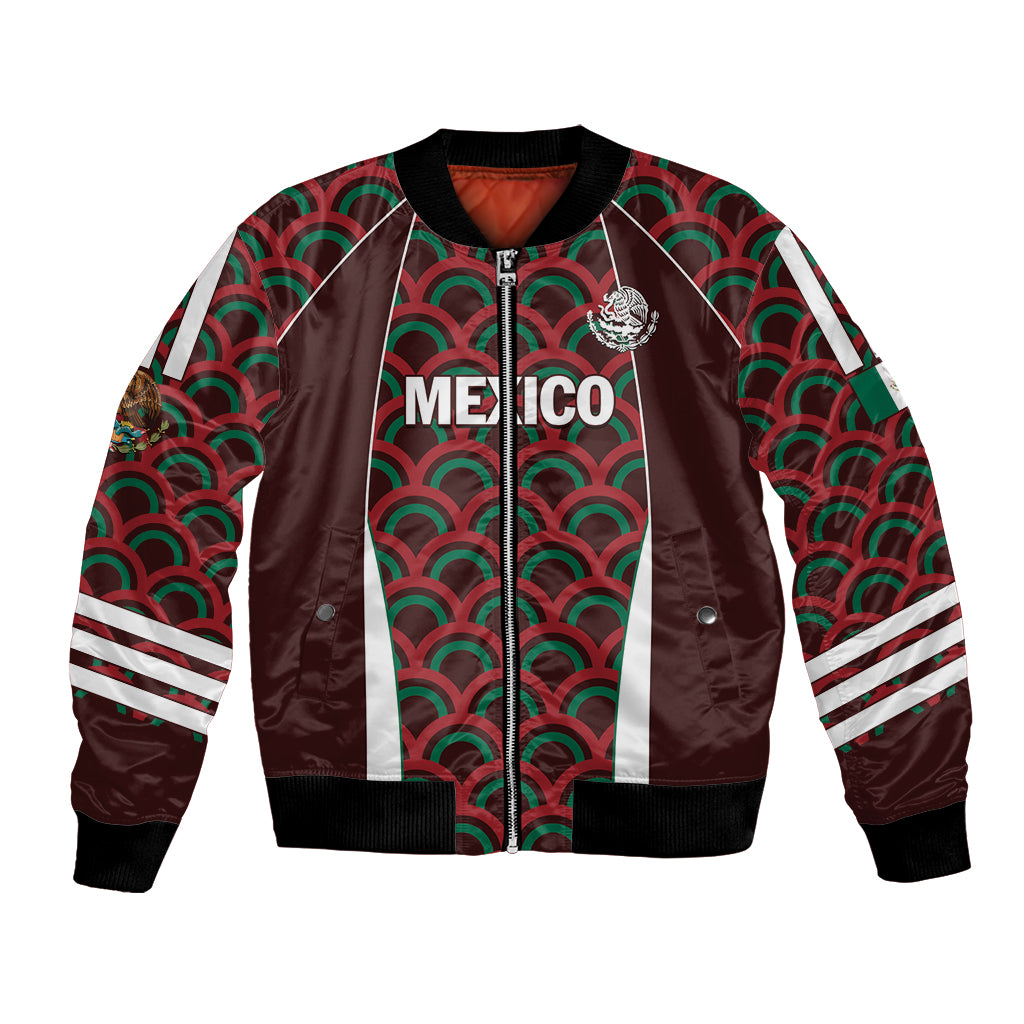 Personalized Mexico 2024 Football Bomber Jacket Come On El Tri - Wonder Print Shop