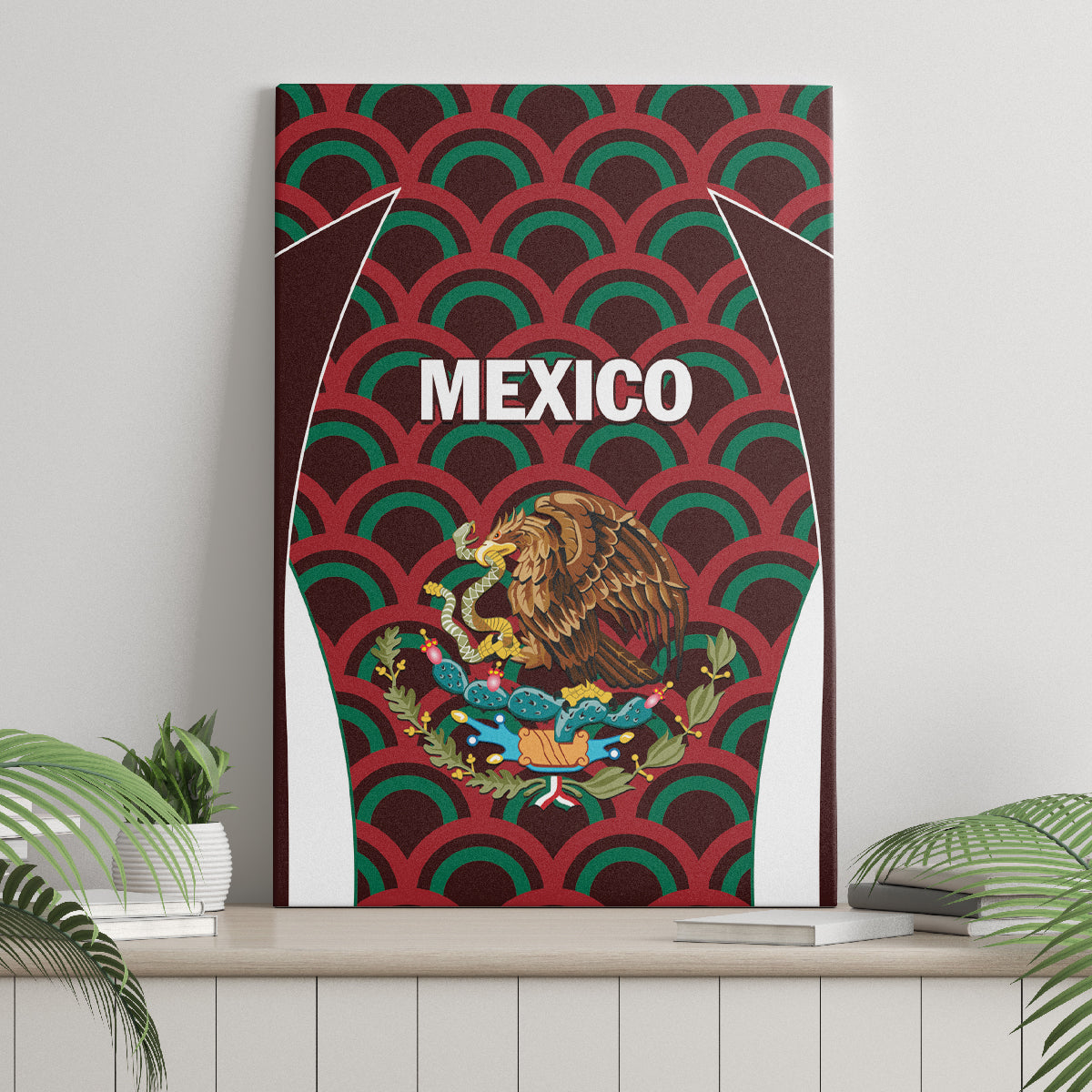 Mexico 2024 Football Canvas Wall Art Come On El Tri - Wonder Print Shop