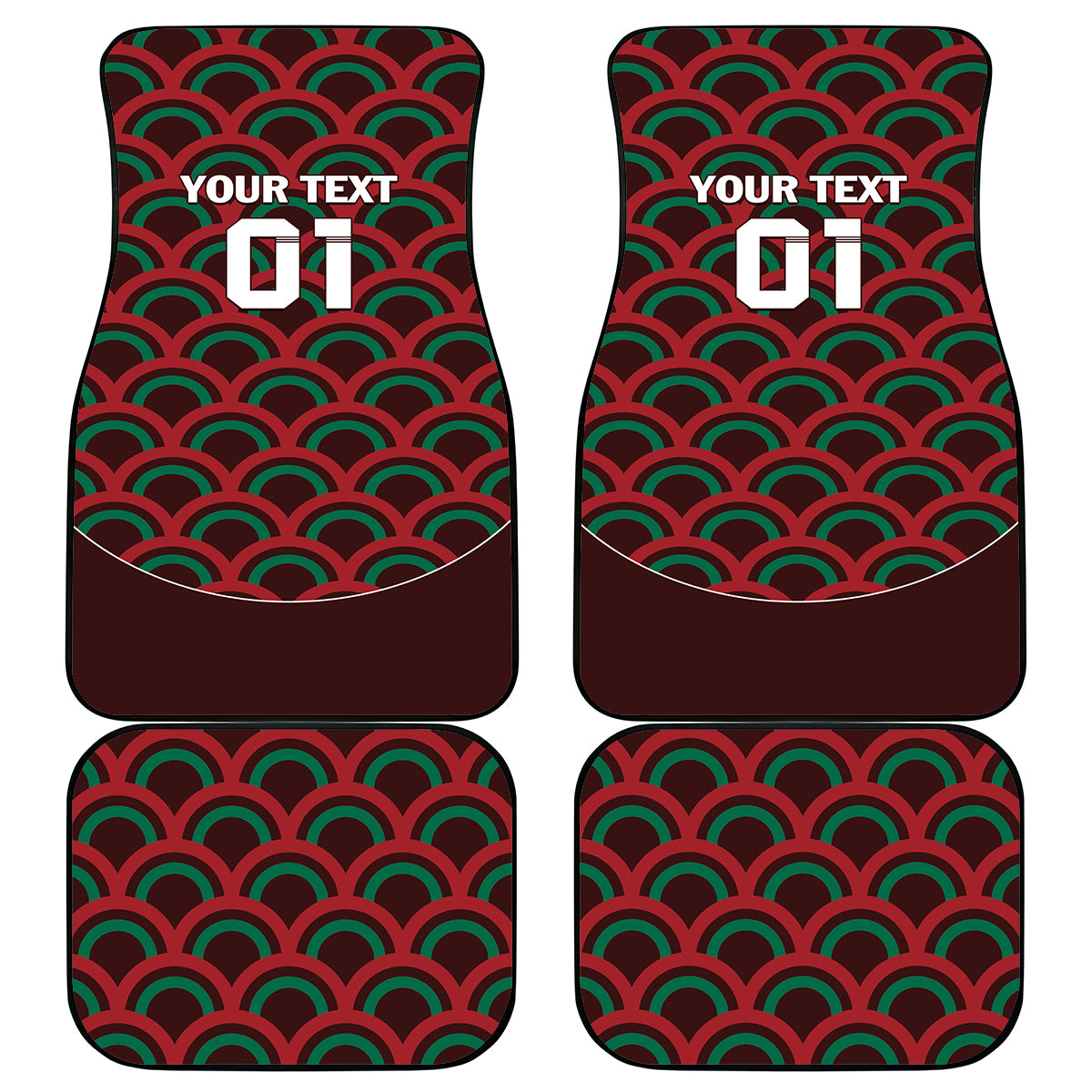Mexico 2024 Football Car Mats Come On El Tri - Wonder Print Shop