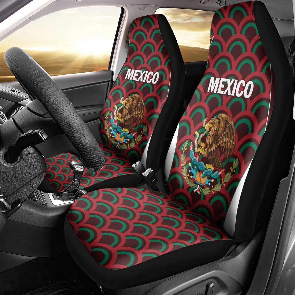 Mexico 2024 Football Car Seat Cover Come On El Tri - Wonder Print Shop