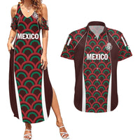 Personalized Mexico 2024 Football Couples Matching Summer Maxi Dress and Hawaiian Shirt Come On El Tri - Wonder Print Shop