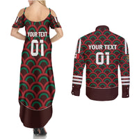 Personalized Mexico 2024 Football Couples Matching Summer Maxi Dress and Long Sleeve Button Shirt Come On El Tri - Wonder Print Shop