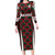 Personalized Mexico 2024 Football Family Matching Long Sleeve Bodycon Dress and Hawaiian Shirt Come On El Tri - Wonder Print Shop