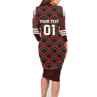 Personalized Mexico 2024 Football Family Matching Long Sleeve Bodycon Dress and Hawaiian Shirt Come On El Tri - Wonder Print Shop