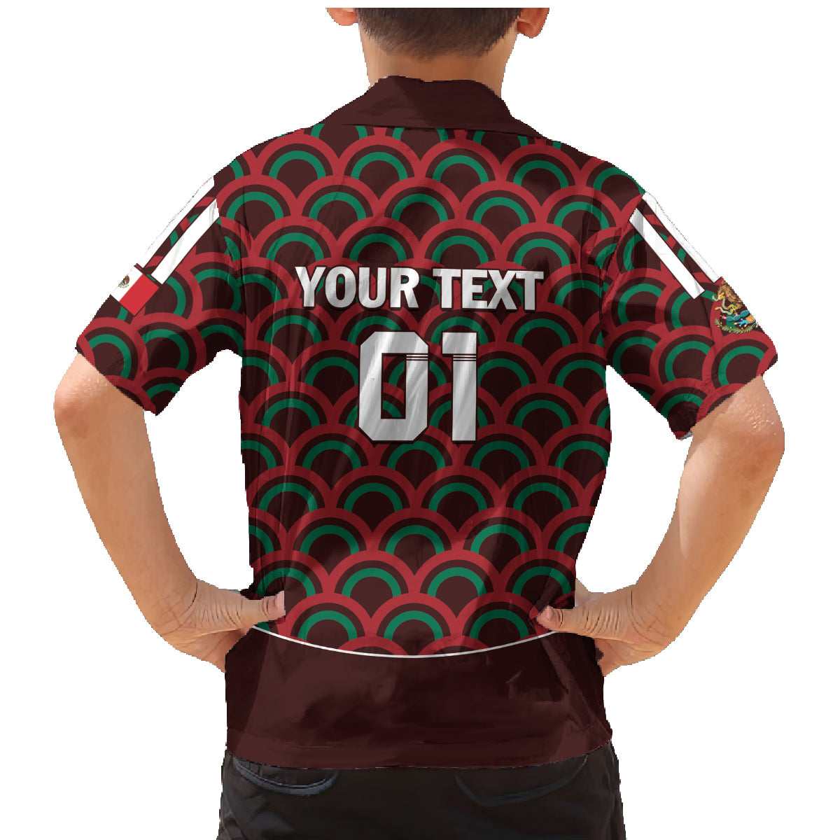 Personalized Mexico 2024 Football Family Matching Mermaid Dress and Hawaiian Shirt Come On El Tri - Wonder Print Shop