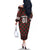 Personalized Mexico 2024 Football Family Matching Off The Shoulder Long Sleeve Dress and Hawaiian Shirt Come On El Tri - Wonder Print Shop