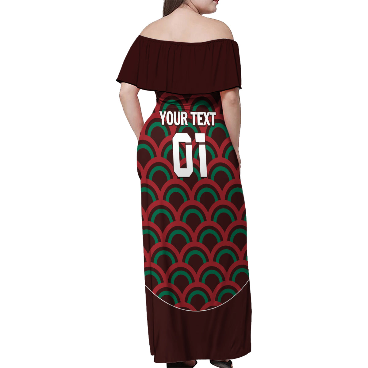 Personalized Mexico 2024 Football Family Matching Off Shoulder Maxi Dress and Hawaiian Shirt Come On El Tri - Wonder Print Shop
