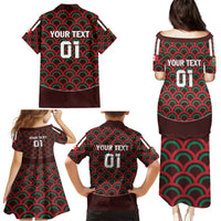 Personalized Mexico 2024 Football Family Matching Puletasi and Hawaiian Shirt Come On El Tri - Wonder Print Shop