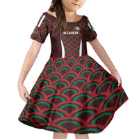 Personalized Mexico 2024 Football Family Matching Short Sleeve Bodycon Dress and Hawaiian Shirt Come On El Tri - Wonder Print Shop