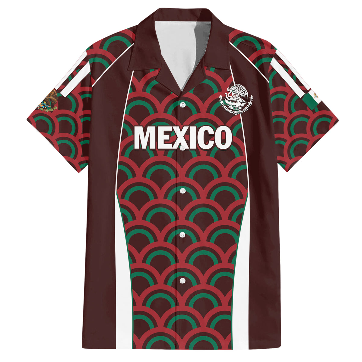 Personalized Mexico 2024 Football Hawaiian Shirt Come On El Tri - Wonder Print Shop