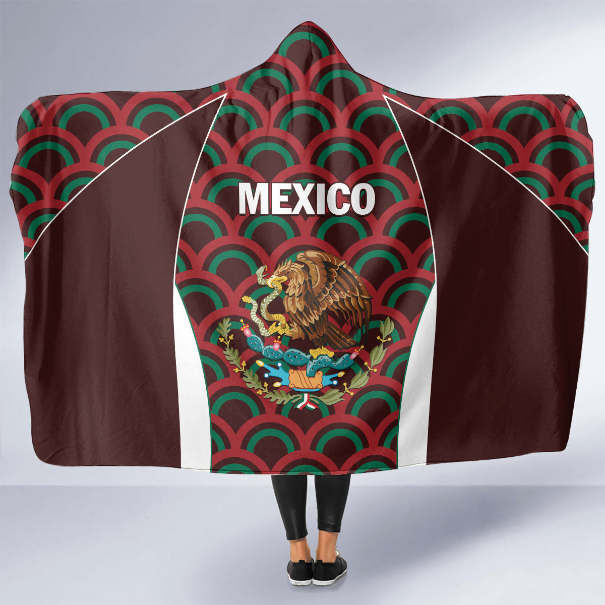 Mexico 2024 Football Hooded Blanket Come On El Tri