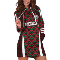 Personalized Mexico 2024 Football Hoodie Dress Come On El Tri - Wonder Print Shop