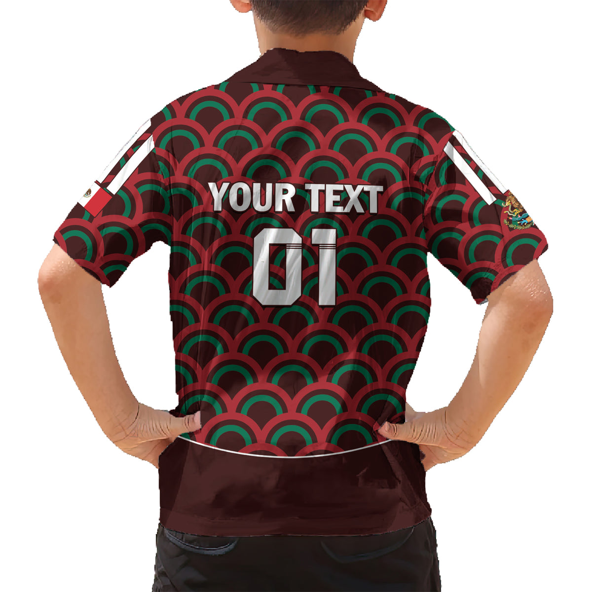 Personalized Mexico 2024 Football Kid Hawaiian Shirt Come On El Tri - Wonder Print Shop